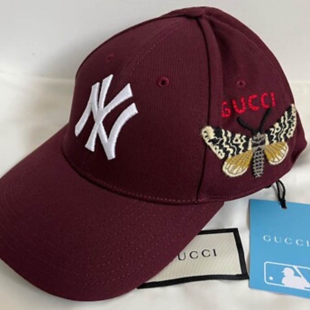 Gucci New York Yankees Baseball Cap Hat